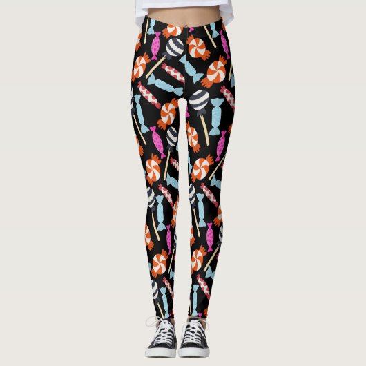 Candy pattern | Lollies pattern | lollipop 37 Leggings (Vorderseite)