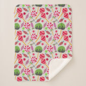 Candy pattern | Lollies pattern | lollipop 38 Sherpadecke (Vorderseite)
