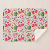 Candy pattern | Lollies pattern | lollipop 38 Sherpadecke (Vorderseite (Horizontal))