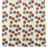 Candy pattern | Lollies pattern | lollipop 47 Duschvorhang (Vorderseite)