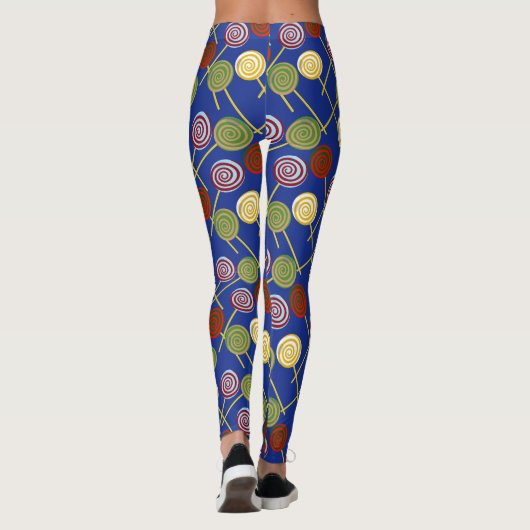 Candy pattern | Lollies pattern | lollipop 4 Leggings (Rückseite)