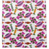 Candy pattern | Lollies pattern | lollipop 6 Duschvorhang (Vorderseite)