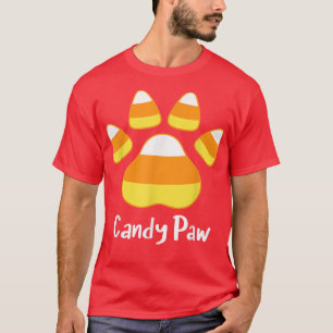 Candy Paw Candy Mais Hund Katze Tier Lover Funny H T-Shirt