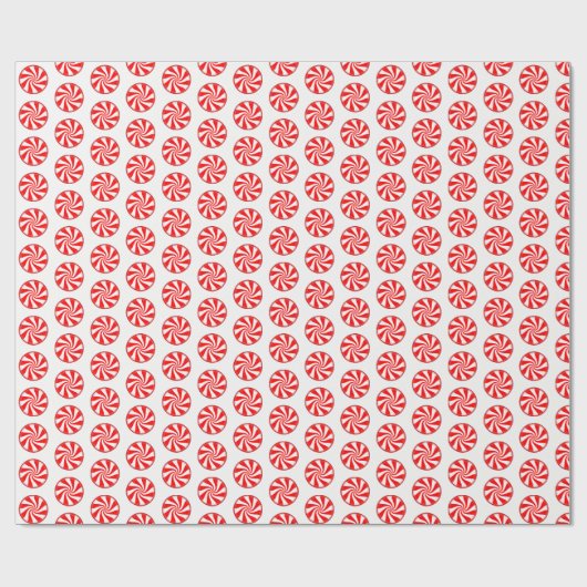 Candy Peppermint Wrapping Paper Geschenkpapier (Flach)