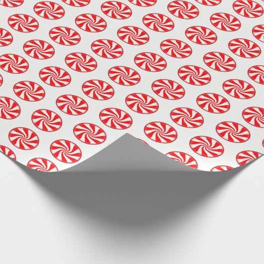 Candy Peppermint Wrapping Paper Geschenkpapier (Ecke)