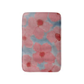 Candy Pink Blume Badematte (Vorderseite Vertikal)