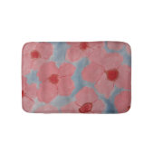 Candy Pink Blume Badematte (Vorderseite)