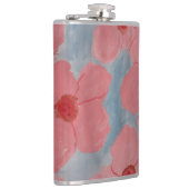 Candy Pink Blume Flachmann (Rechts)