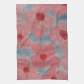 Candy Pink Blume Geschirrtuch (Vertikal)