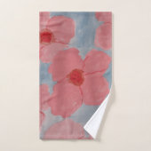Candy Pink Blume Handtuch Set (Handtuch)