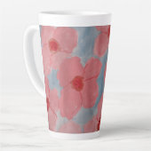 Candy Pink Blume Milchtasse (Linke Ecke)