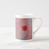 Candy Pink Blume Porzellantasse (Rechts)