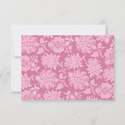 Candy Pink in Paris UAWG RSVP Karte (Rückseite)