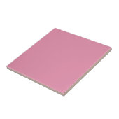 Candy Pink Solid Color | Klassisches Elegant Fliese (Seite)