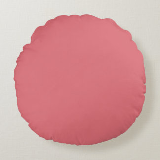Candy pink (solid color)  rundes kissen