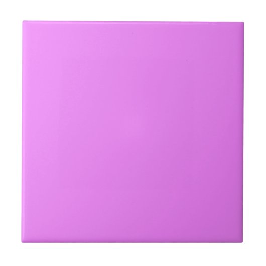 Candy Pink Solid Color Tile Fliese (Vorderseite)
