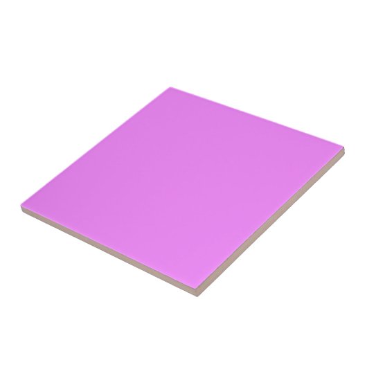 Candy Pink Solid Color Tile Fliese (Seite)