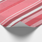Candy Pink Stripes Geschenkpapier (Ecke)