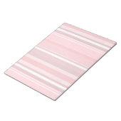Candy Pink Stripes Notizblock (angewinkelt)