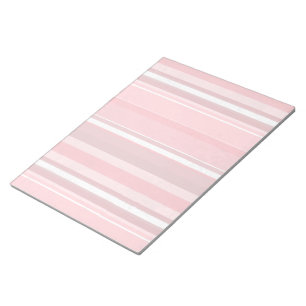 Candy Pink Stripes Notizblock