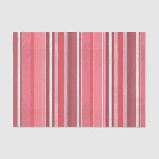 Candy Pink Stripes Seidenpapier (Vorderseite)