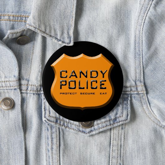 Candy Police Abzeichen Button (Beispiel)