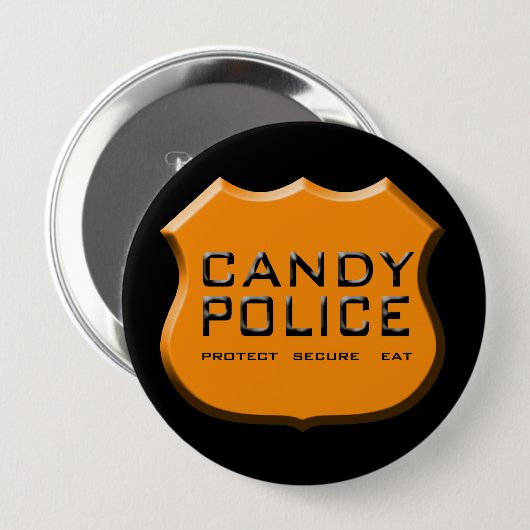 Candy Police Abzeichen Button (Vorne & Hinten)