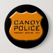 Candy Police Abzeichen Button (Vorderseite)