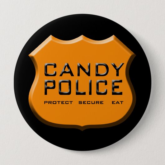 Candy Police Abzeichen Button (Vorderseite)