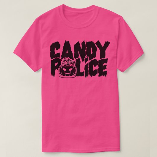 Candy Police Funny Halloween 1 T-Shirt (Design vorne)