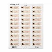 Candy Pop Cute Damask Chicks Baby Shower Address (Vorne)