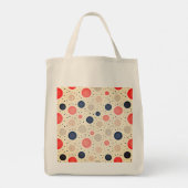 Candy Pop Dots Grocery Tote Bag Tragetasche (Rückseite)