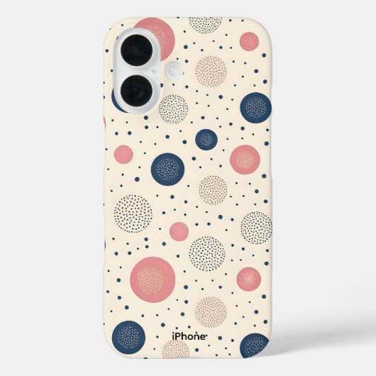 Candy Pop Dots iPhone 16 Fall Case-Mate iPhone Hülle (Rückseite)