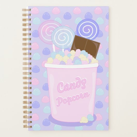 Candy Popcorn Planner Planer (Vorderseite)