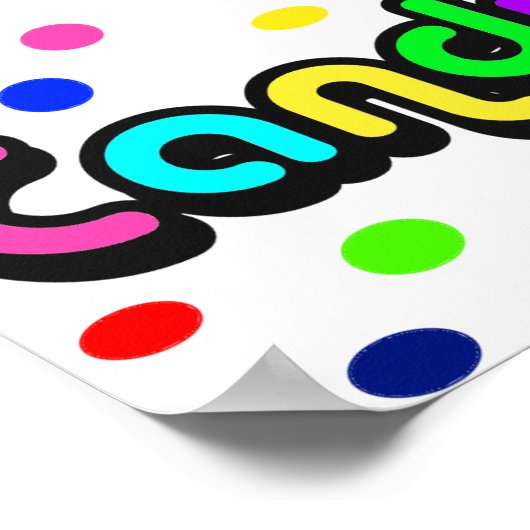 Candy-Poster Poster (Ecke)