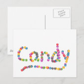 CANDY - Postkarte (Vorne/Hinten)