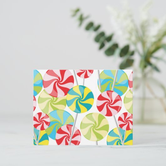 Candy Postkarte (Stehend Vorderseite)