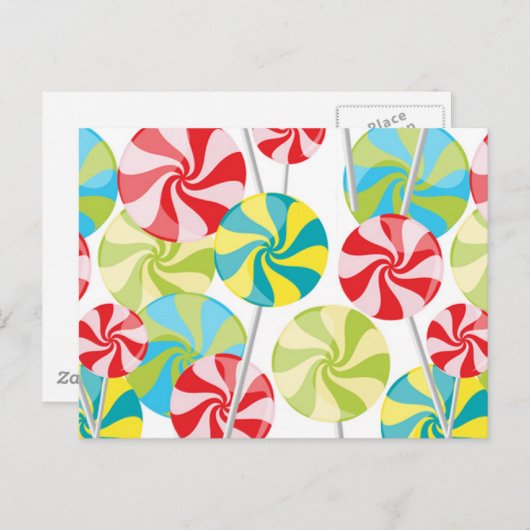 Candy Postkarte (Vorne/Hinten)