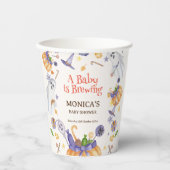 Candy Pumpkin Ghosts Halloween Baby Begrüßungszeic Pappbecher (Vorderseite)