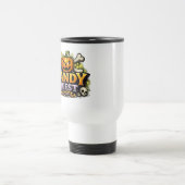 Candy Quest App 'Knock' Logo Reisebecher (Mittel)
