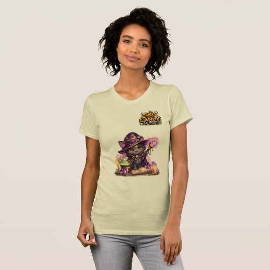 Candy Quest App 'Mysto' Damen  T-Shirt (Vorne ganz)