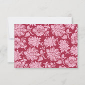 Candy Red in Paris UAWG RSVP Karte (Rückseite)