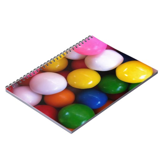 Candy Regenbogenkugeln Notizblock (Linke Seite)