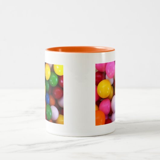 Candy Regenbogenkugeln Zweifarbige Tasse (Mittel)