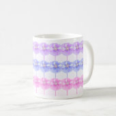 Candy rosa und violette Mohnblumen ... Tasse (VorderseiteRechts)