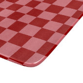 Candy Rot und Candy Pink Schachbrett Schneidebrett (Ecke)