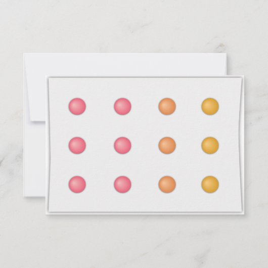 Candy RSVP Card (Rückseite)