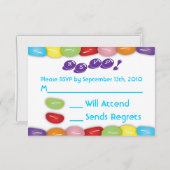Candy RSVP Card (Vorne/Hinten)