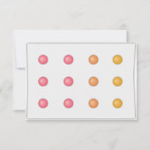 Candy RSVP Card Karte (Rückseite)