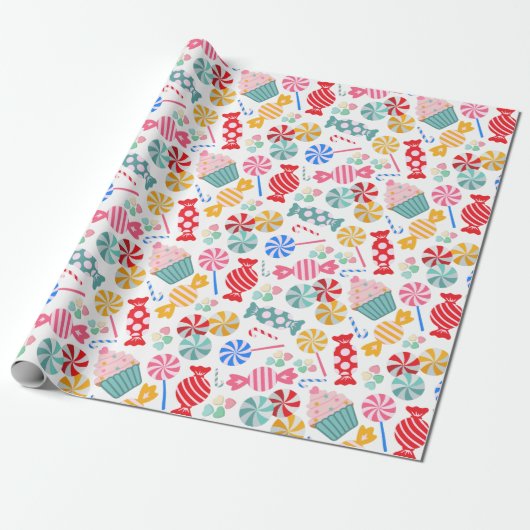 Candy Seamless Musterpapier Geschenkpapier (Ungerollt)